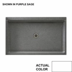 Best reviews of 🥰 Swan Corporation 54 x 34 in. Composite Rectangle Shower Base with Center Drain in White 😀