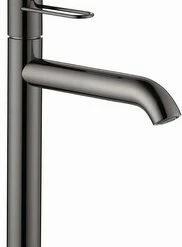Coupon 🔥 AXOR Uno Loop Single Handle Bathroom Sink Faucet Lever in Polished Black Chrome 🥰