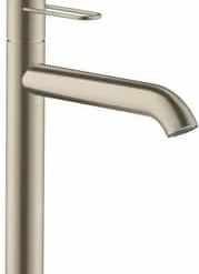 Best deal 😀 AXOR Uno Loop Single Handle Bathroom Sink Faucet Lever in Brushed Nickel 🛒