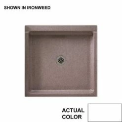Budget 🔔 Swan Corporation 36 in. Square Shower Base in White 😉