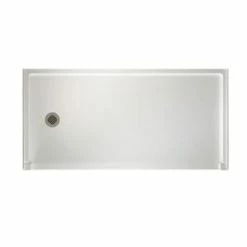 Best deal 💯 Swan Corporation 60 x 30 in. Composite Rectangle Shower Base with Left Drain in White 😉