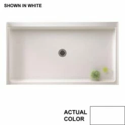 Wholesale 👍 Swan Corporation Veritek® 54 x 34 in. Veritek Rectangle Shower Base with Center Drain in White 😀