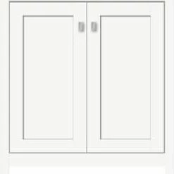 Best deal ❤️ Strasser Woodenworks Alki View 30 x 21 x 34-1/2 in. Floor Mount Vanity with 3-Drawer in Satin White 👍