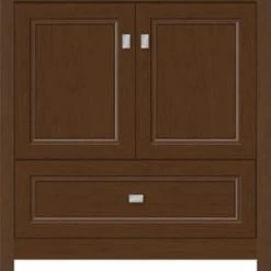 Outlet ✔️ Strasser Woodenworks Alki Essence 30 x 21 x 34-1/2 in. Floor Mount Vanity with 4-Drawer in Pecan Cherry 🌟