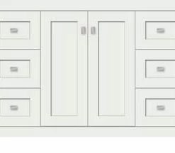 Top 10 😀 Strasser Woodenworks Alki View 48 x 21 x 34-1/2 in. Floor Mount Vanity with 6-Drawer in Powder Grey ❤️