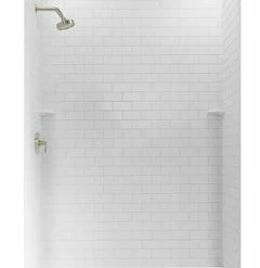 Brand new 👏 Swan Corporation 96 x 36 x 36 in. Swanstone Shower Wall Kit in White 😀