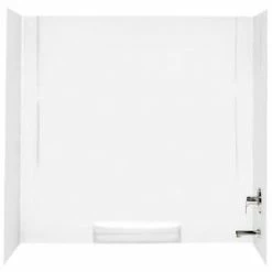 Discount 🔥 Swan Corporation 50 x 58 in. Tub & Shower Wall in White 🧨