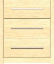 Outlet 💯 Strasser Woodenworks Belltown 24 x 21 x 34-1/2 in. Floor Mount Vanity with 3-Drawer in Natural Maple 🎉