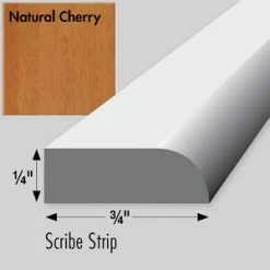 Cheapest 😀 Strasser Woodenworks 0.25 x 0.75 x 36 in. Scribe Strips in Natural Cherry 👏