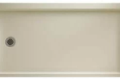 Discount 😀 Swan Corporation Veritek® 60 x 32 in. Single Threshold Shower Receptor with Left Hand Drain in Bone 👍