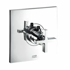Buy 💯 AXOR Citterio Thermostatic Trim with Single Cross Handle in Polished Chrome ⭐