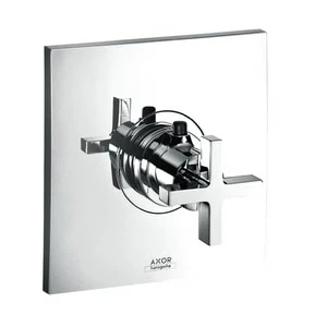 Buy ๐ฏ AXOR Citterio Thermostatic Trim with Single Cross Handle in Polished Chrome โญ