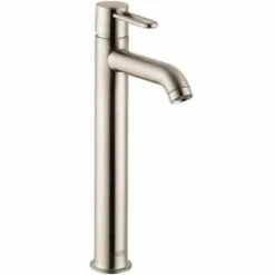 Best Sale ⌛ AXOR Uno Tall Bathroom Sink Faucet with Single Lever Handle in Brushed Nickel ⌛