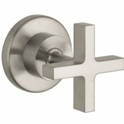 Best deal ⭐ AXOR Citterio Volume Control Trim with Single Cross Handle in Brushed Nickel ✨