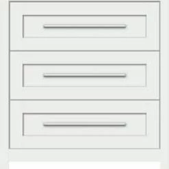 Hot Sale 🔥 Strasser Woodenworks Belltown 30 x 21 x 34-1/2 in. Floor Mount Vanity with 3-Drawer in Powder Grey ✔️