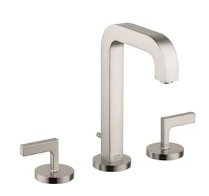 New ๐ AXOR Citterio Two Handle Bathroom Sink Faucet in Brushed Nickel โญ