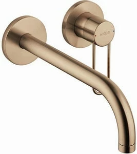 Deals โจ AXOR Uno Loop Single Handle Bathroom Sink Faucet Lever in Brushed Bronze ๐