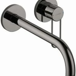 Outlet ⭐ AXOR Uno Loop Single Handle Bathroom Sink Faucet Lever in Polished Black Chrome ✔️