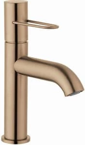 Buy ๐ AXOR Uno Loop Single Handle Bathroom Sink Faucet Lever in Brushed Bronze ๐คฉ