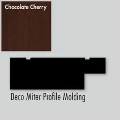 Discount 👏 Strasser Woodenworks Chocolate Cherry Deco Miter 2-1/4 x 1/4 x 72 in. 🛒