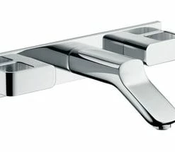 Best Sale 🎁 AXOR Urquiola Two Handle Widespread Bathroom Sink Faucet in Polished Chrome 🛒