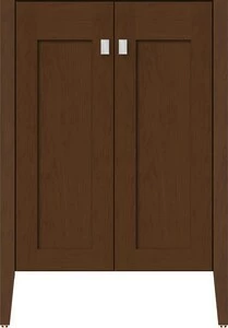 Outlet ๐ Strasser Woodenworks Newhalem 24 x 21-1/2 x 34-1/2 in. Floor Mount Vanity with 1-Drawer in Pecan Cherry ๐