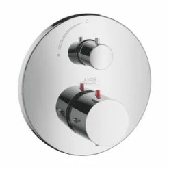 Flash Sale ⌛ AXOR Starck 6 gpm Thermostatic Trim with Volume Control with Double Knob Handle in Polished Chrome ⭐
