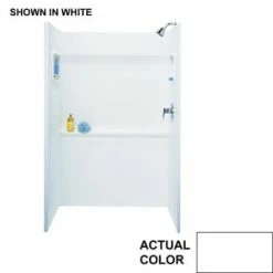 Coupon 😀 Swan Corporation 72 x 34 x 48 in. Veritek Shower Wall Kit in White 😀