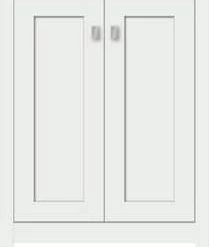 Hot Sale 😍 Strasser Woodenworks Alki View 24 x 18 x 34-1/2 in. Floor Mount Vanity with 1-Drawer in Powder Grey 😀