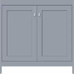 Discount 💯 Strasser Woodenworks Alki View 36 x 21 x 34-1/2 in. Floor Mount Vanity with 3-Drawer in Satin Silver ⌛