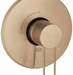 Budget 🔥 AXOR Uno Loop Single Handle Wall Mount Bathroom Sink Faucet Lever in Brushed Bronze 💯