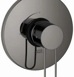 Cheapest 🛒 AXOR Uno Loop Single Handle Wall Mount Bathroom Sink Faucet Lever in Polished Black Chrome 😉