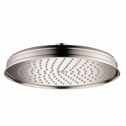 New 🔔 AXOR Montreux Single Function Rain Showerhead in Polished Nickel 🔔