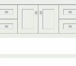 Wholesale 👍 Strasser Woodenworks Alki Spa 48 x 21 x 34-1/2 in. Floor Mount Vanity with 4-Drawer in Powder Grey ✔️