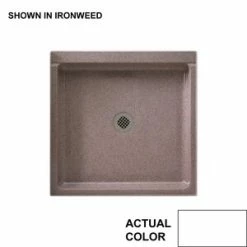 Best Sale 🌟 Swan Corporation 32 in. Square Shower Base in White 🧨