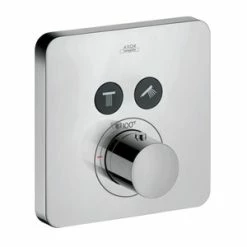 Cheap ✔️ AXOR ShowerSelect Tub and Shower Thermostatic Valve Trim with Single Knob Handle in Polished Chrome 🌟
