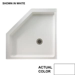 Best Pirce 🎉 Swan Corporation Veritek® 36 in. Neo-angle Shower Base in White 😍