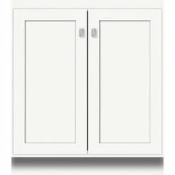 Cheap ⭐ Strasser Woodenworks Montlake View 30 x 21 x 34-1/2 in. Floor Mount Vanity with 3-Drawer in Satin White ❤️