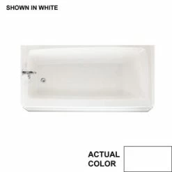 Buy 🎁 Swan Corporation Veritek® 30 x 60 in. Soaker Drop-In Bathtub with Left Drain in White 😉