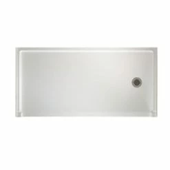 Best Pirce 😀 Swan Corporation 60 x 30 in. Composite Rectangle Shower Base with Right Drain in White 👍