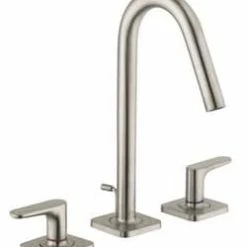 Cheapest ⭐ AXOR Citterio M Widespread Bathroom Sink Faucet in Brushed Nickel 🎁