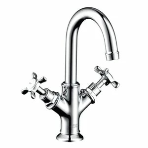 Best Sale โ๏ธ AXOR Montreux Two Handle Centerset Bathroom Sink Faucet in Polished Chrome ๐